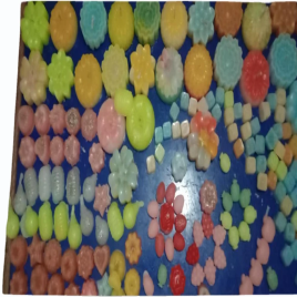 Designer Paraffin Wax Candle