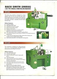 Die Type Thread Forming Machine