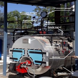 High Capacity Diesel Steam Boiler