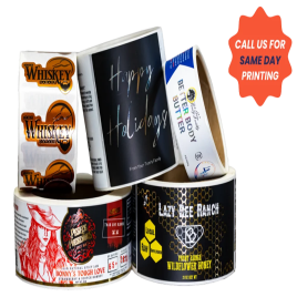 Custom Foil Label Sheet