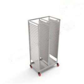 Stainless Steel Dish Transport Trolley