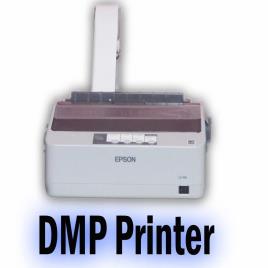 White DMP Dot Matrix Printer