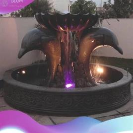 Dolphin Sculpture Fountain