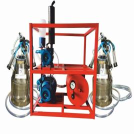 Dual Bucket Semi-Automatic Milking Machine (15-25 cows/hr)
