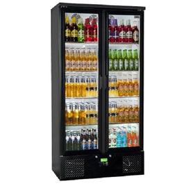Black Double Door Bottle Chilling Machine