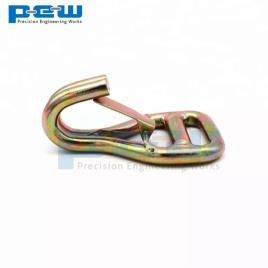 Yellow Plated Double J Belt Hook