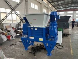 Double Shaft Plastic Shredder Equipment