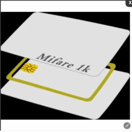 Double Sided Mifare RFID Card, Rectangular