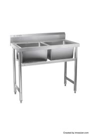 Double Bowl Sink Table