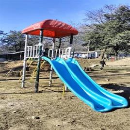 FRP Double Wave Playground Slide