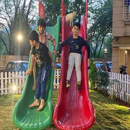 FRP Double Wave Slide