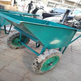 Double Wheelbarrow Trolley for Construction