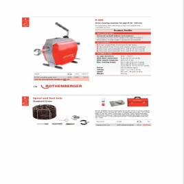 Manual Electric Drain Cleaner Equipment