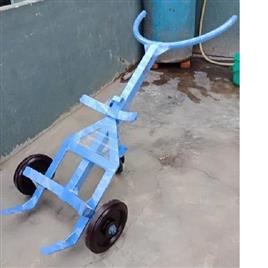 Manual Mild Steel Drum Trolley with 3 Wheels
