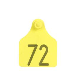 Plain Yellow Animal Ear Tag
