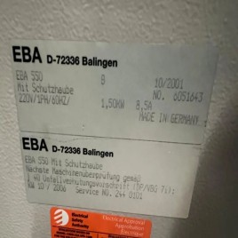 Eba 550 Micro Cut Shredding Machine