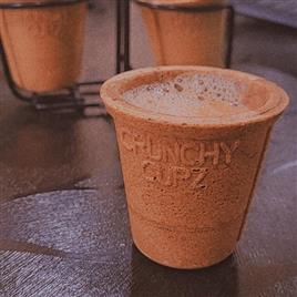 Edible Tea Biscuit Cup 80ML