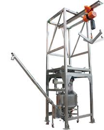 Automatic Bulk Bag Unloader Machine, 415 VAC
