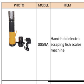 Commercial Electric Fish Scaler