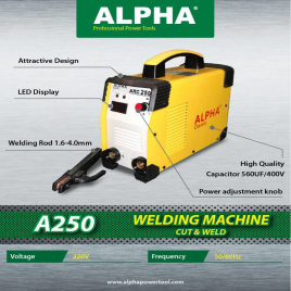 Alpha ARC250G Professional Single Phase Electric Welder