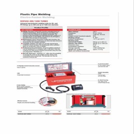 Automatic Electrofusion Welding Equipment
