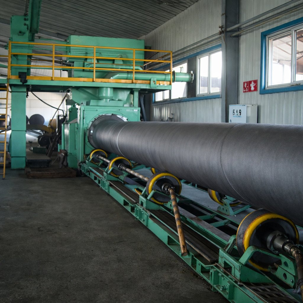 Large Bore Steel Pipe 3 PE Corrosion Line