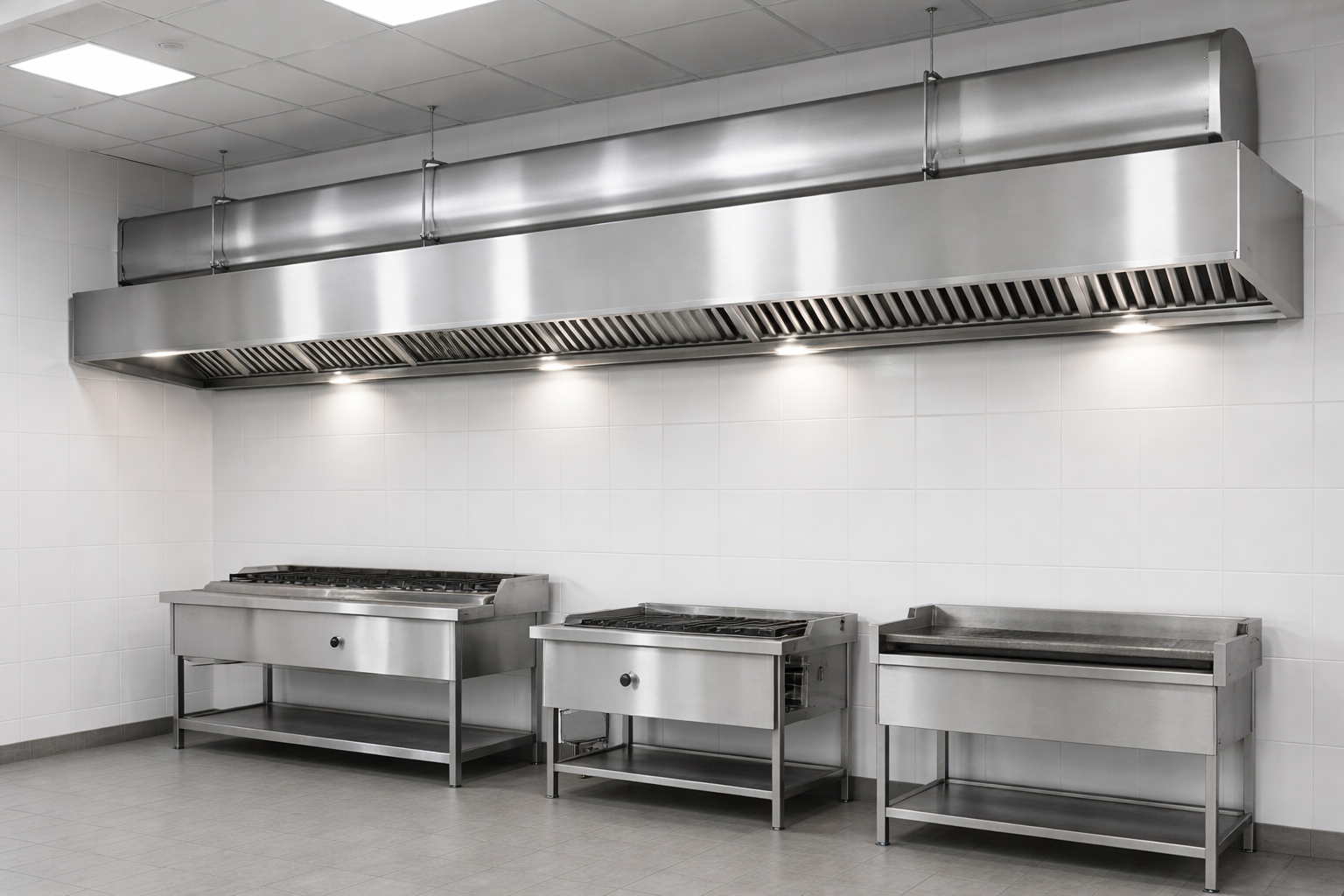 Wall Mount Stainless Steel Kitchen Ventilation