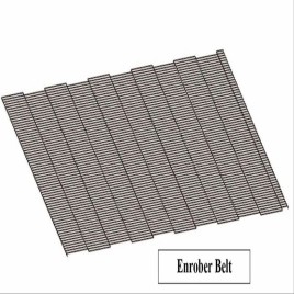 Polished Enrober Conveyor Belt, 5mm