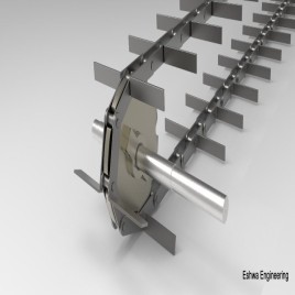 Vertical Drag Chain Conveyor, 50-100 Kg/ft