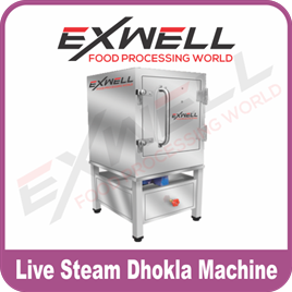 EXWELL Commercial LPG Steam Dhokla Machine