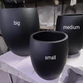 Multicolor Fiber Planter Pots