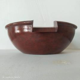 Red Fiberglass Rectangular Pot