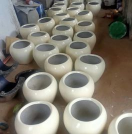 Fiberglass Round Pot