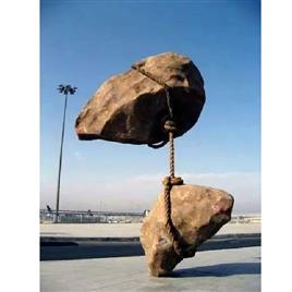 Skyartzone Fiberglass Rock Sculpture