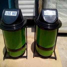 Fibreglass Foot Pedal Dustbin