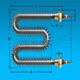220V Finned Strip Heater