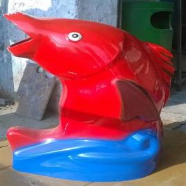 Fish Shaped FRP Waste Bin
