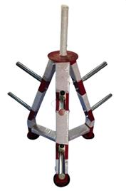 Fitness 6 Arm Weight Plate Rack