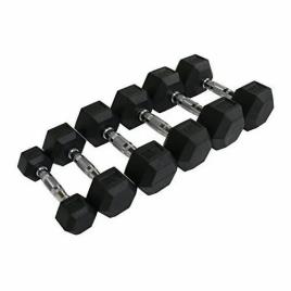 6-Sided Gym Dumbbell Set