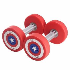 Cast Iron Fixed Dumbbells, 5 kg