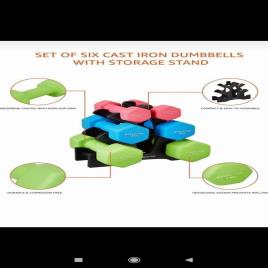 Cast Iron Hex Dumbbell