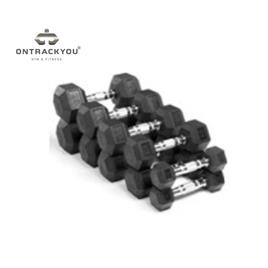 Neoprene PVC Rubber Coated Hex Dumbbell Set