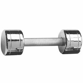 Fixed Weight Chrome Dumbbell