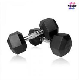 Fixed Weight Steel Hex Dumbbell
