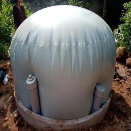 White PVC Flexi Biogas DOOM