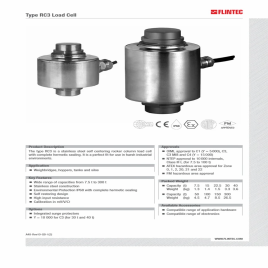 Flintec RC3 Load Measurement Machine