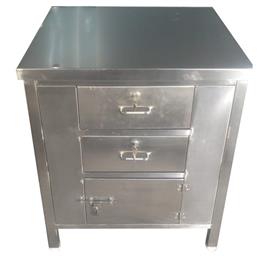 Floor Mounted SS Drawer Cabinet