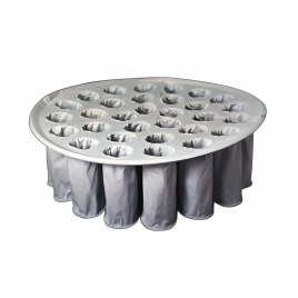 Sewn Fluid Bed Dryer Bag with Ring Collar