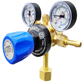 Industrial Forged Brass CO2 Pressure Regulator