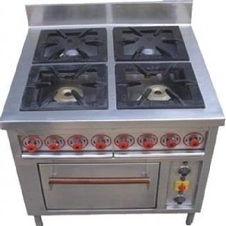 LPG Four Burner Range With Oven